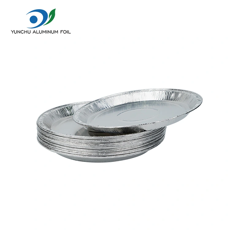 10 inç Pizza Pan Gümüş Alüminyum Folyo Kaplar