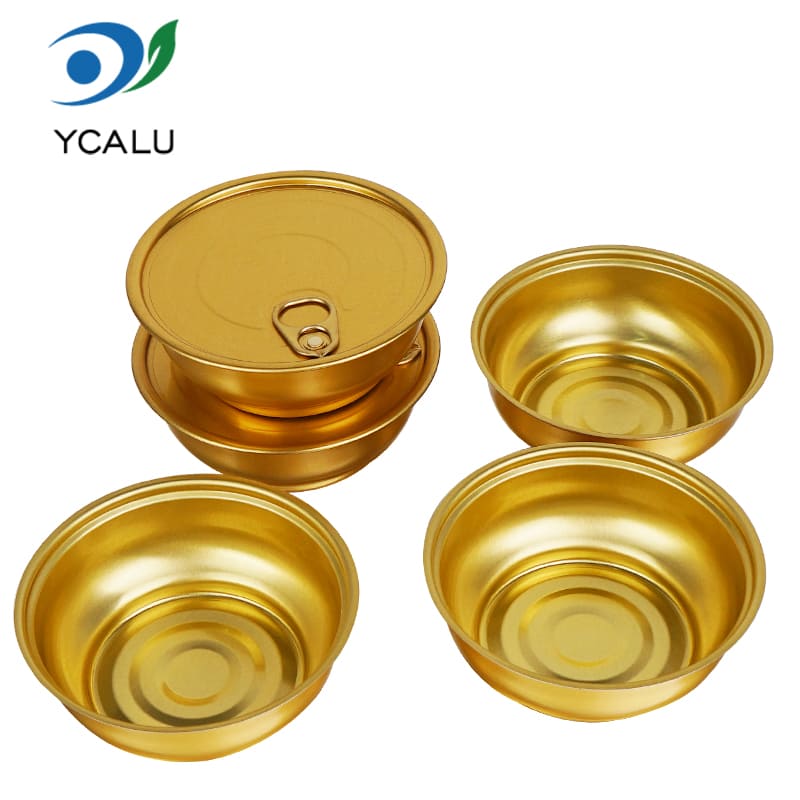 200ml Yuvarlak Altın Alüminyum Folyo Kase