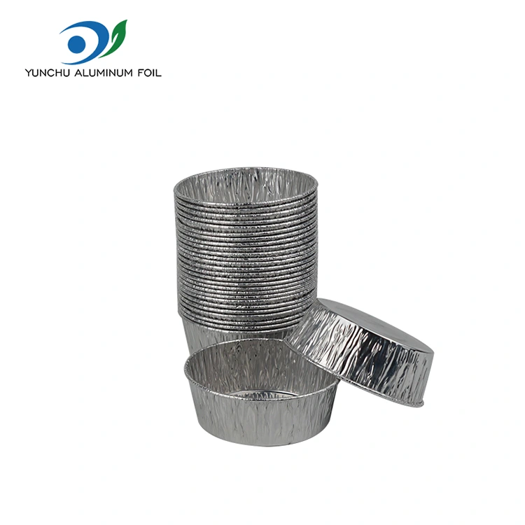 Kek pişirme fincanı gümüş alüminyum folyo gıda kabı