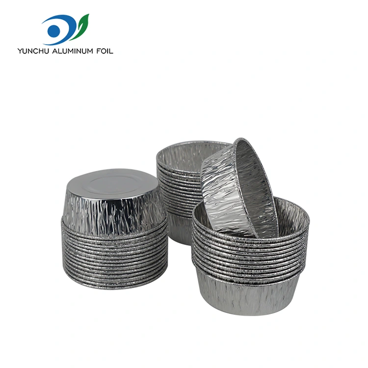 Kek pişirme fincanı gümüş alüminyum folyo gıda kabı