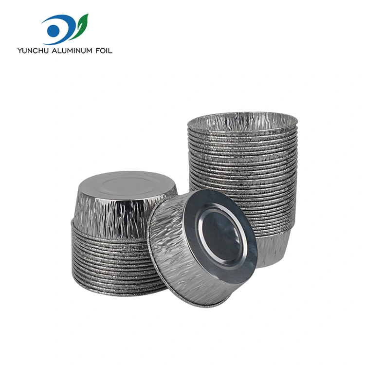 Kek pişirme fincanı gümüş alüminyum folyo gıda kabı