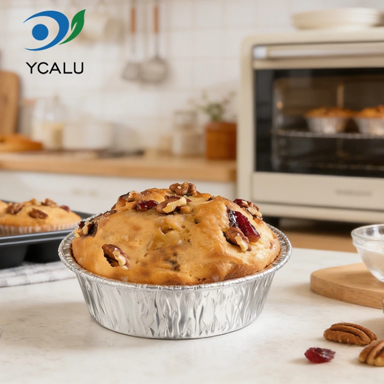 Tek Kullanımlık Pişirme Hava Fritözü Gümüş Alüminyum Folyo Gıda Kapları