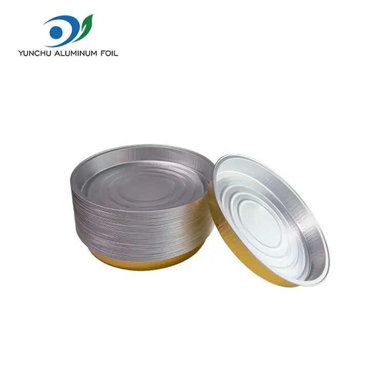Tek kullanımlık fırınlama turları alüminyum folyo kaplar