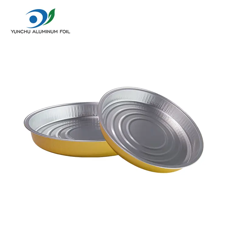 Tek kullanımlık fırınlama turları alüminyum folyo kaplar
