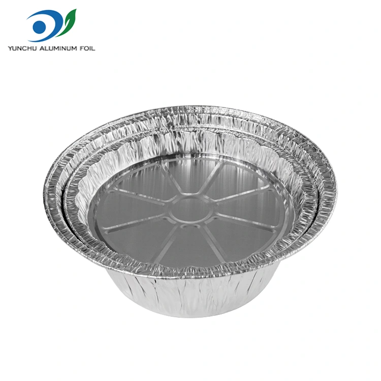 Tek kullanımlık Gratin Paket Siz Silver Alüminyum Folyo Kaplar