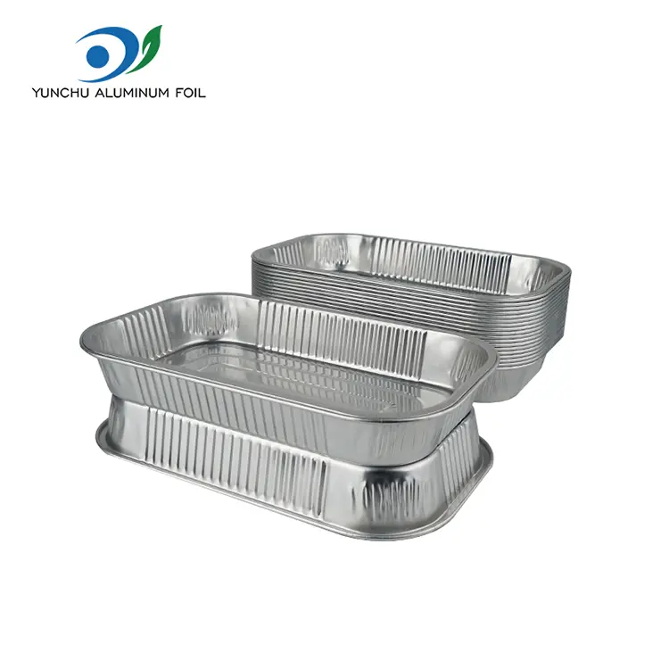 Tek Kullanımlık Tahil Yemek Kutuları Alüminyum Folyo Kaplar
