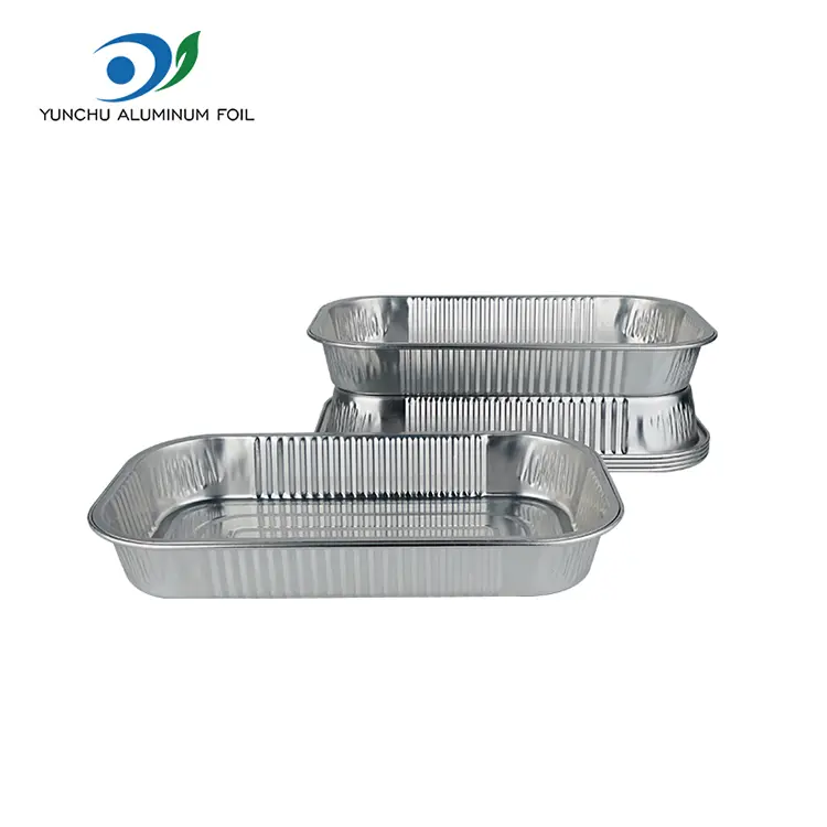 Tek Kullanımlık Tahil Yemek Kutuları Alüminyum Folyo Kaplar