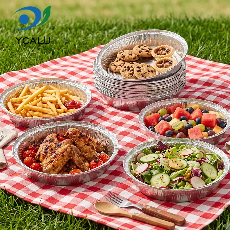 Hava Fritöz Gıda Gümüş Alüminyum Folyo Kapları