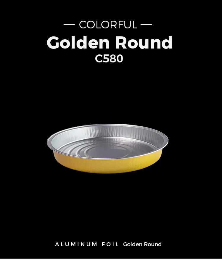 Disposable baking rounds Aluminum Foil Containers