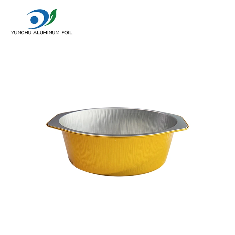 Disposable special‑shaped aluminum foil containers