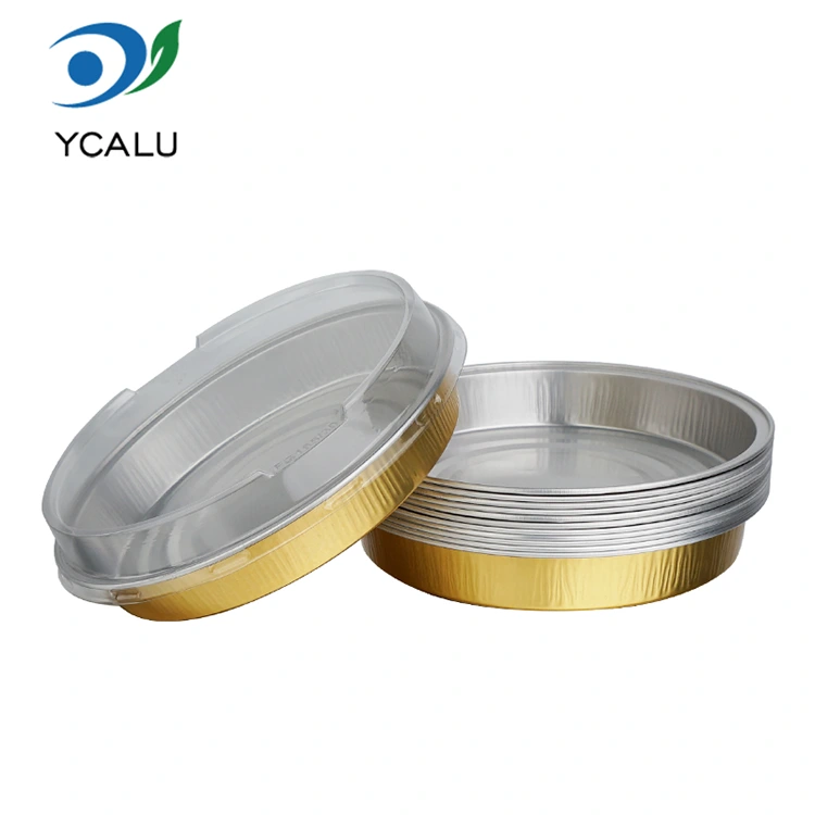 Round Disposable Pizza Baking Pans For Commercial Use