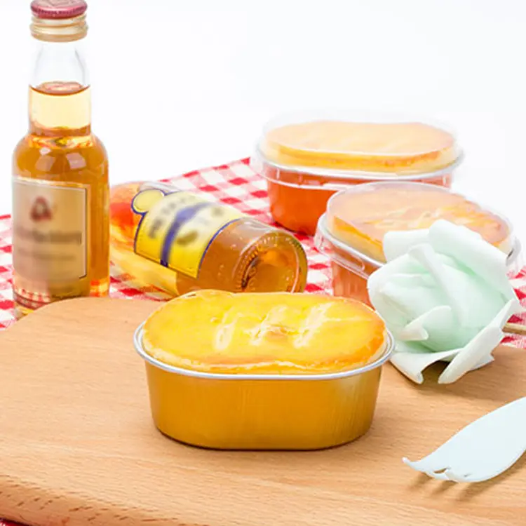 Oval Hafif Duvarlı Alüminyum Folyo Kaplar