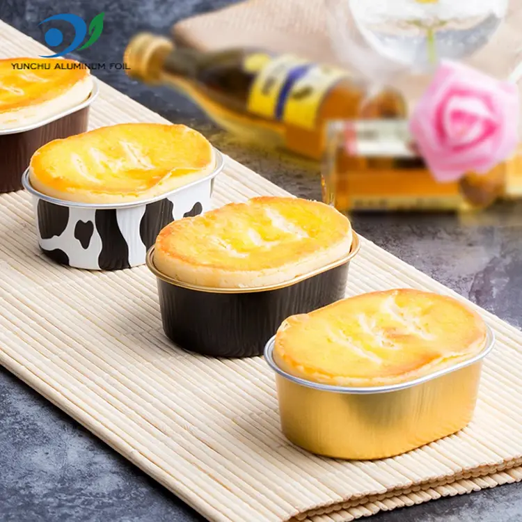 Oval Hafif Duvarlı Alüminyum Folyo Kaplar