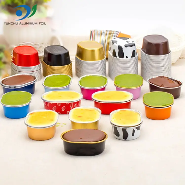 Oval Hafif Duvarlı Alüminyum Folyo Kaplar