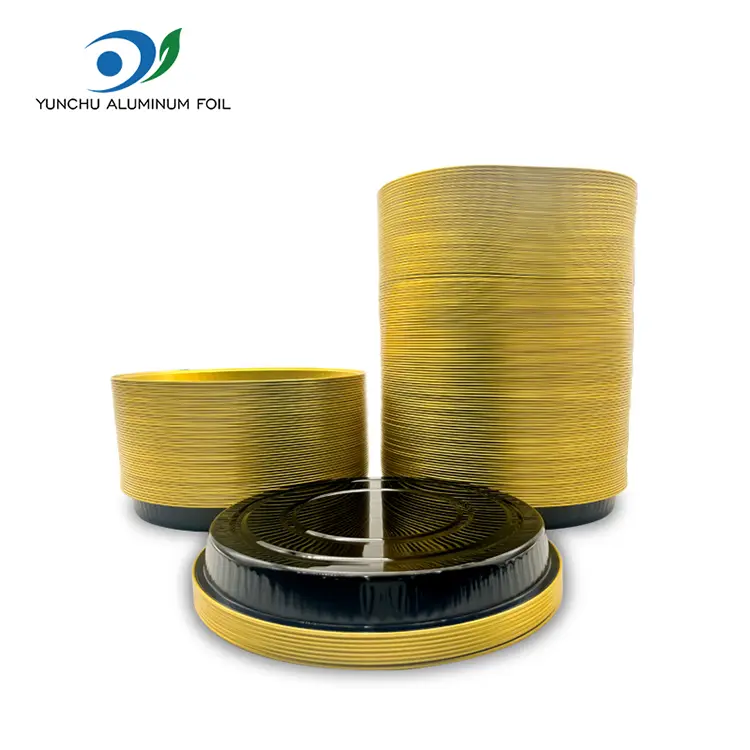 Pizza plaka fırın tepsisi yuvarlak alüminyum folyo kaplar Pizza plaka fırın tepsisi yuvarlak alüminyum folyo kaplar