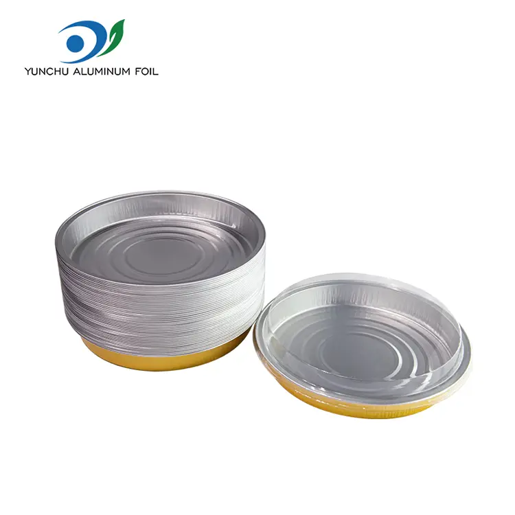 Pizza plaka fırın tepsisi yuvarlak alüminyum folyo kaplar