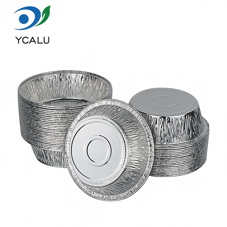 Tek Kullanımlık Barbekü Hava Fritözü Gümüş Alüminyum Folyo Gıda Kapları